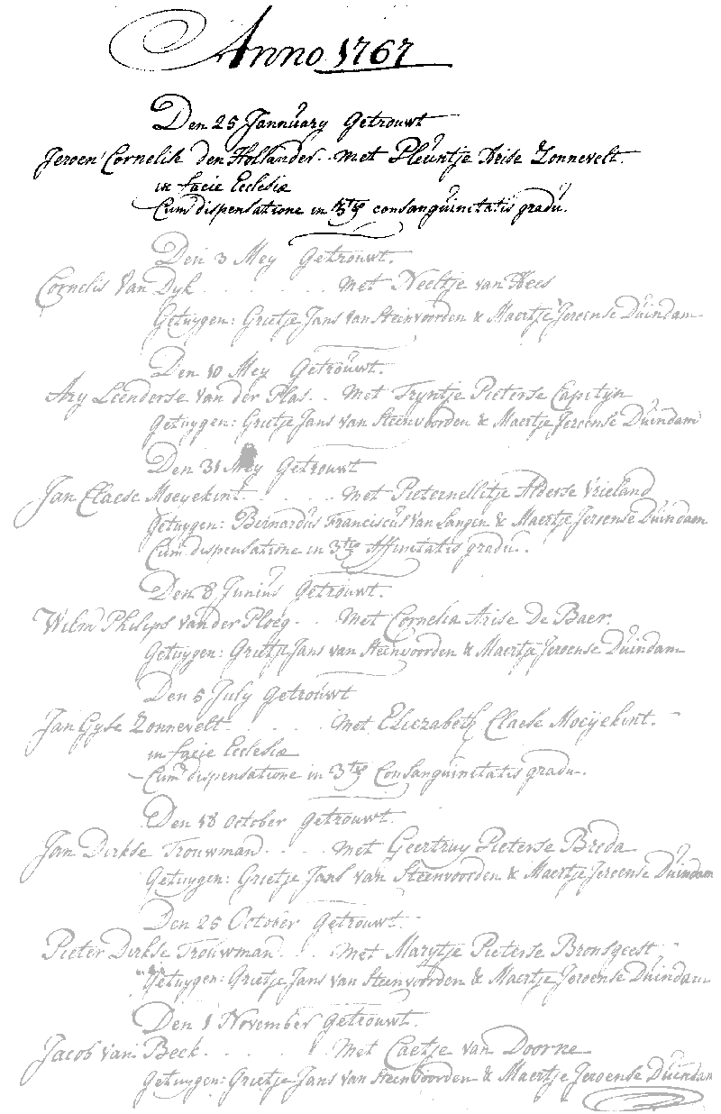 17670125 huw akte RK-N'wijk Jeroen C d Hollander - Pleuntje A Zonnevelt